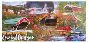 New Hampshire Covered Bridges Collage Puzzle #06