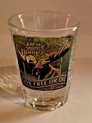 Rugged Moose Heavy Bottom Shot Glass
