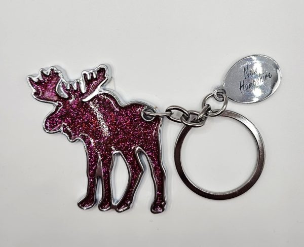 Bling Moose Keychain