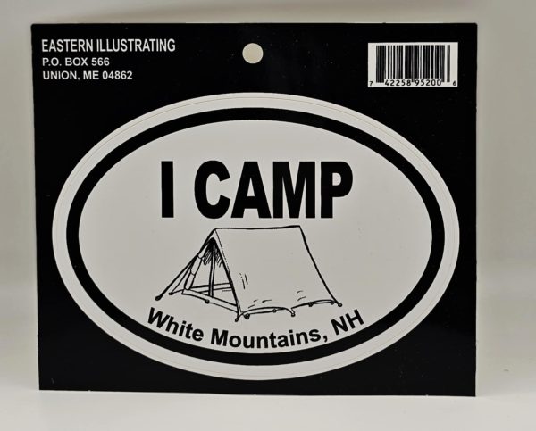 I Camp White Mountains Decal #17