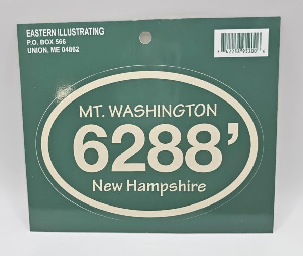 Mt Washington Elevation Decal #33