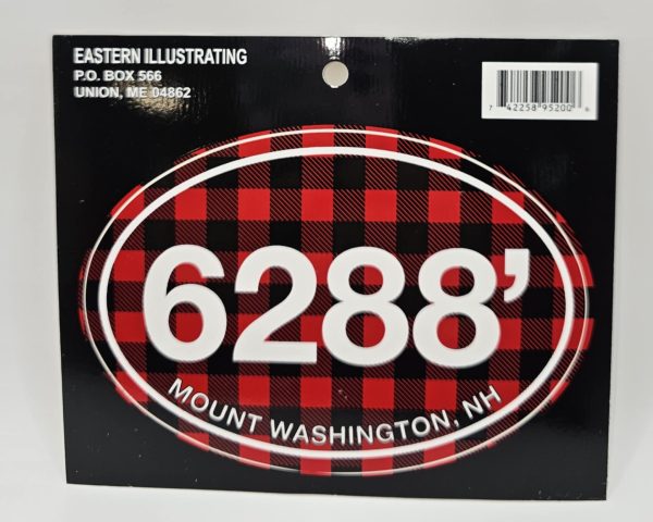 Mt Washington Elevation Decal #49