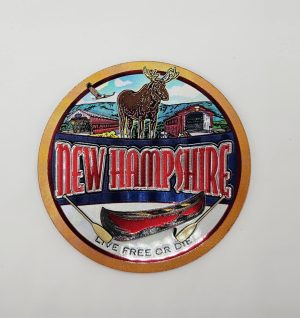 Scenic Round 3D Foil Magnet #4538