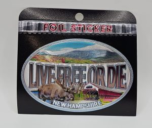Live Free or Die Foil Sticker #12
