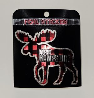 Moose Plaid Foil Sticker #13