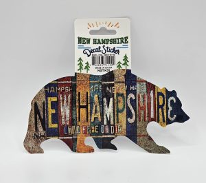 Antique Plate Bear Sticker #33