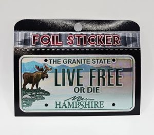 License Plate Foil Sticker #50