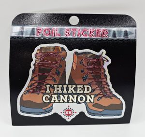 I Hiked Cannon Foil Sticker #51